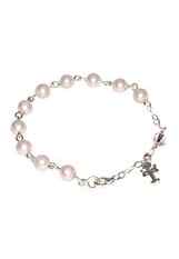 convenient itsy-bitsy rosaline swarovski baptism baby bracelet